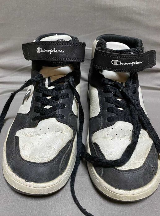 Підліткові кросівки високі кеди для хлопчика Champion 38.5 р