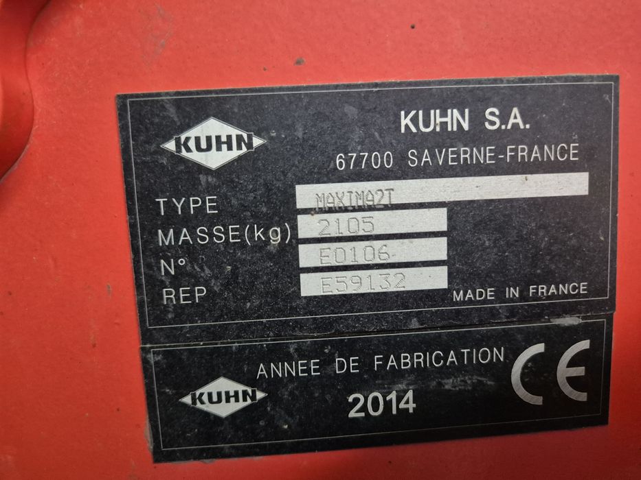 Kuhn Maxima 2TS 6 rzędów kontrola sekcji