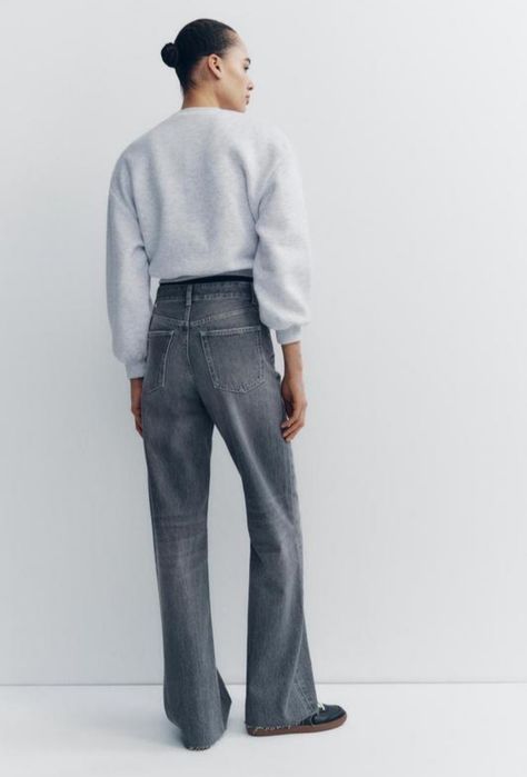 Джинси  Zara модель wide leg з високою нова колекція в упаковці з бірк