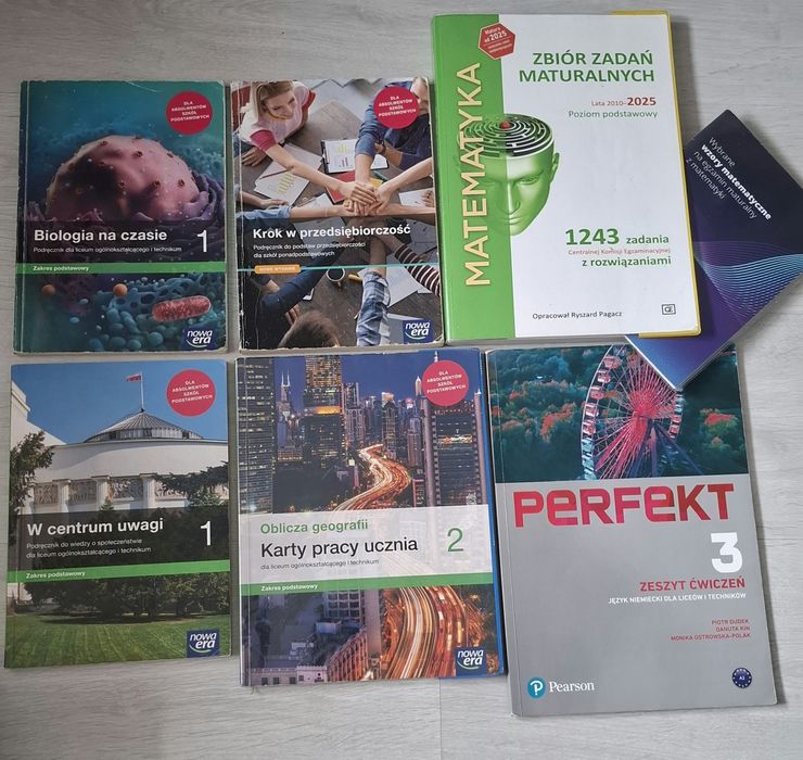 Podręczniki i ćwiczenia do liceum i technikum