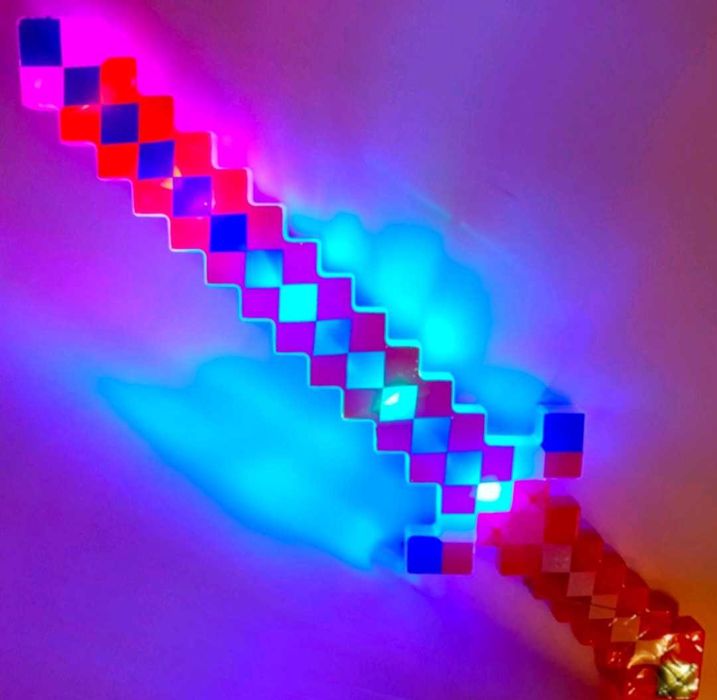 Czerwony Miecz zabawka efektami Zabawka