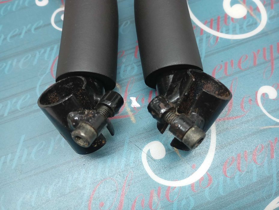 Extensões de guiador de bicicleta + punhos