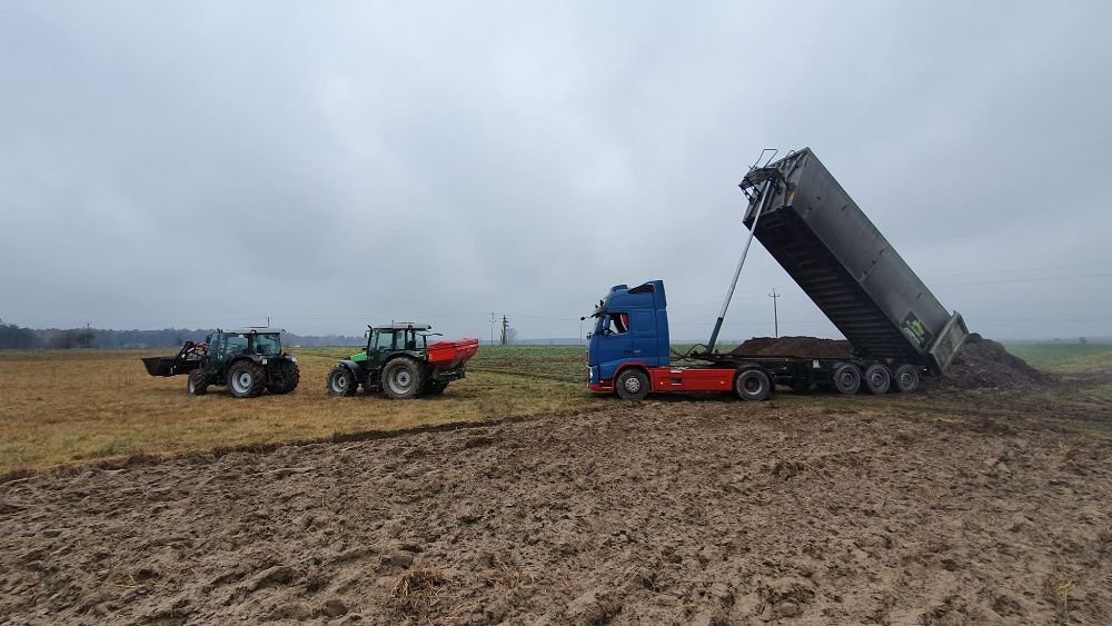 podłoże popieczarkowe obornik wapno magnezowe