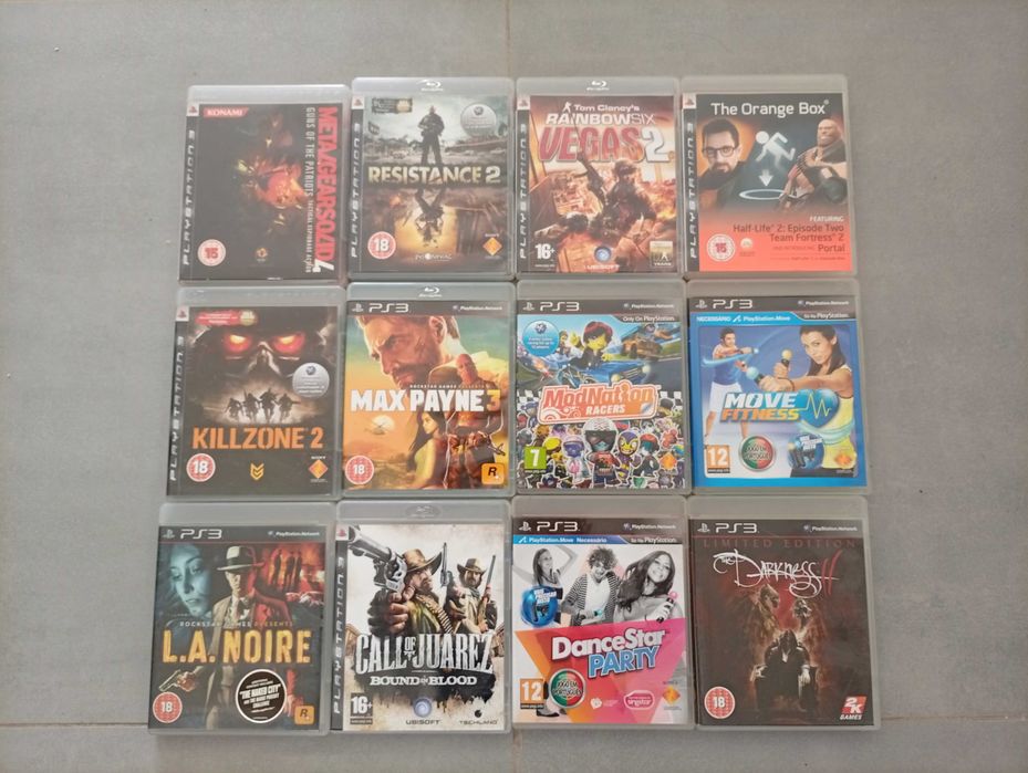 Coleção Jogos PS1 / PS2 / PS3 / PS4 - vendo em separado #