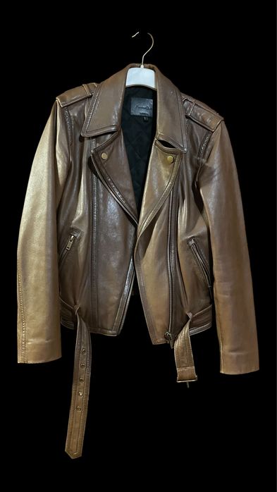 шкіряна куртка Massimo Dutti