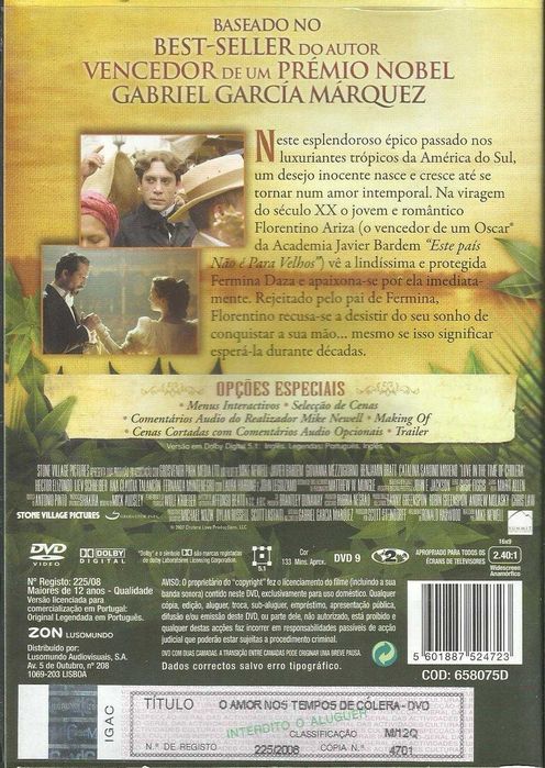 O Amor nos Tempos de Cólera (2007)