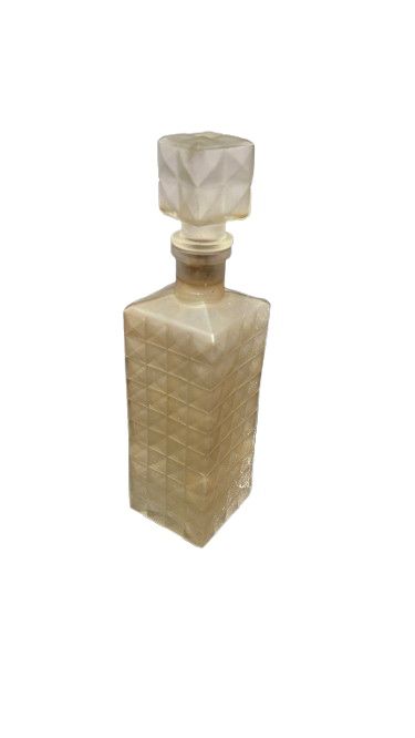 Garrafa Vintage Vidro Trabalhado - Licor