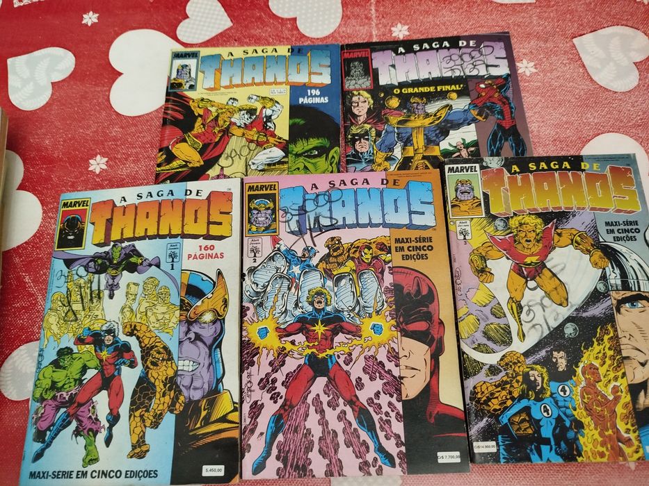 Lote BD Marvel Anos 90 - Sagas Completas e Edições Especiais (Abril)