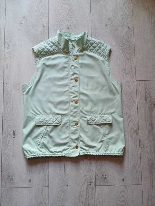 miętowa kamizelka marki Weekend by Basler roz.. 46 nowa bezrękawnik