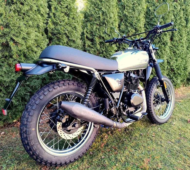 brixton bx 125 ABS Cafe Racer Cromwell kat B 2256 km swm mash