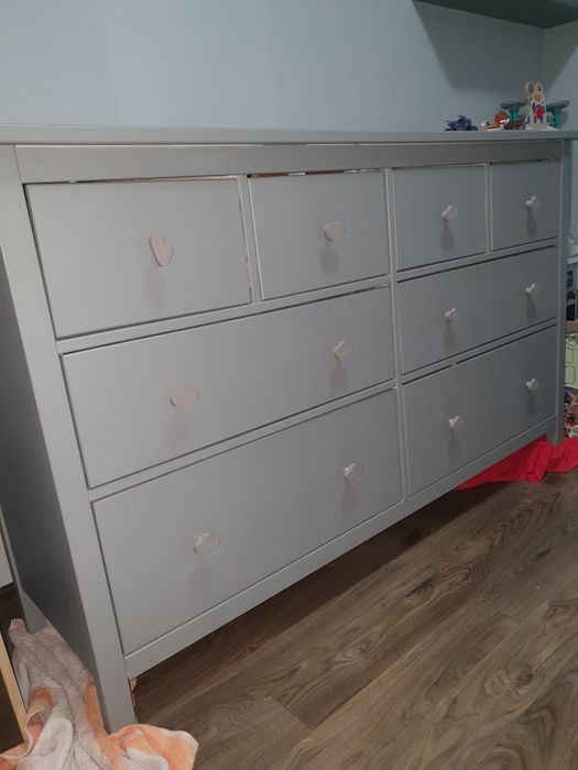 Komoda hemnes szara ikea
