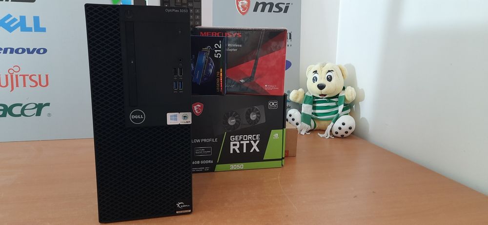 Pç/Gamer DELL 3060 8ªG|i5-8500|16G|NVMe512+HD500|RTX3050-6G|5G+BT|W11