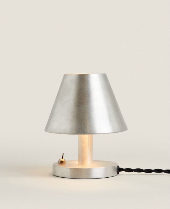 Candeeiro De Mesa Metal Pequeno Zara Home NOVO