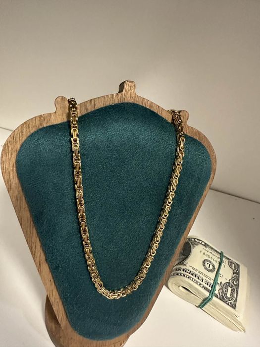 Naszyjnik, łańcuch królewski splot 585