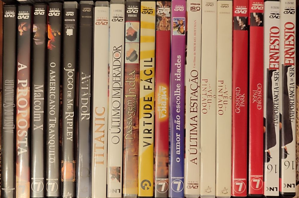 DVD's diversos (preço de cada)