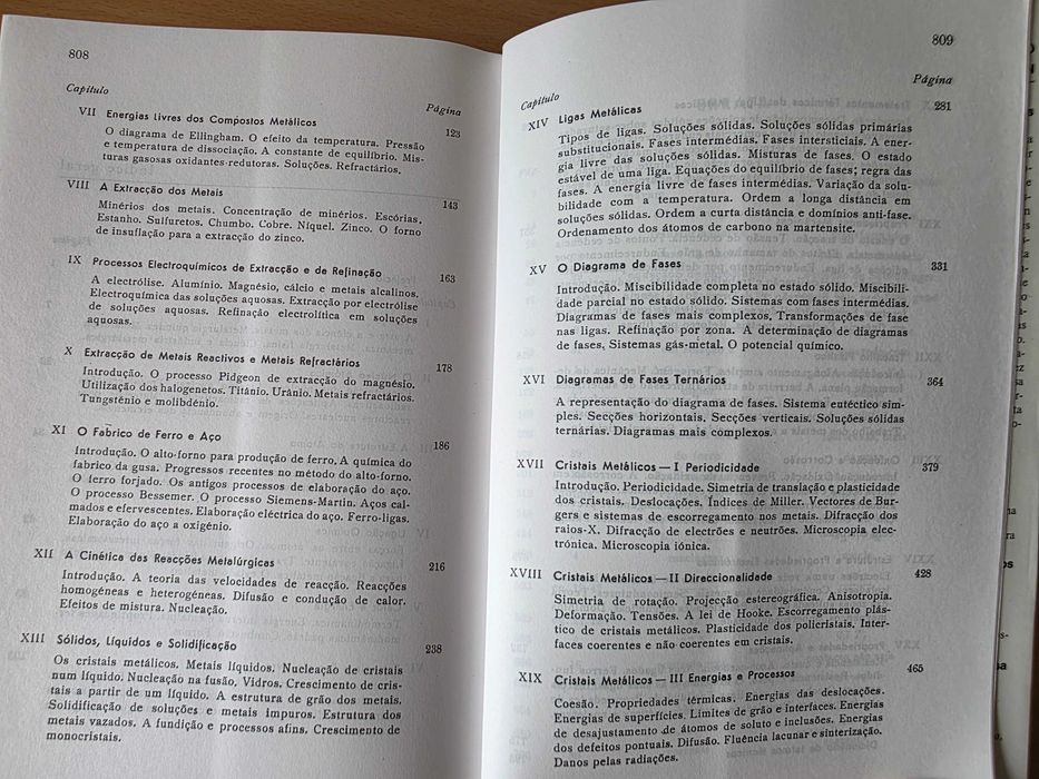 Livro "Introdução à Metalurgia" de Alan H. Cottrell