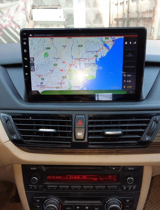 Rádio Android 14 com GPS BMW X1 E84 (Novo)