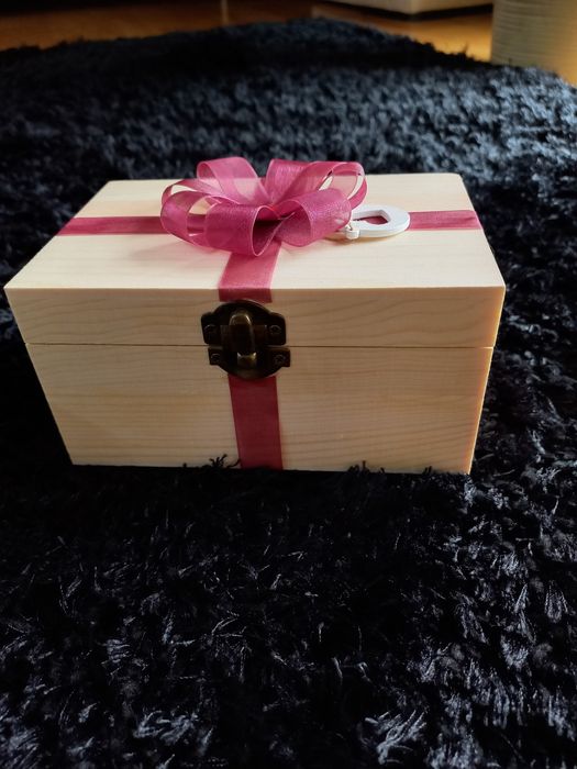 Caixa madeira presentes personalizados