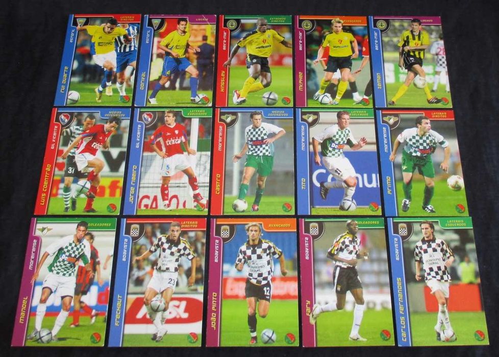 Cartas Mega Craques 2004/2005 Colecção 2005