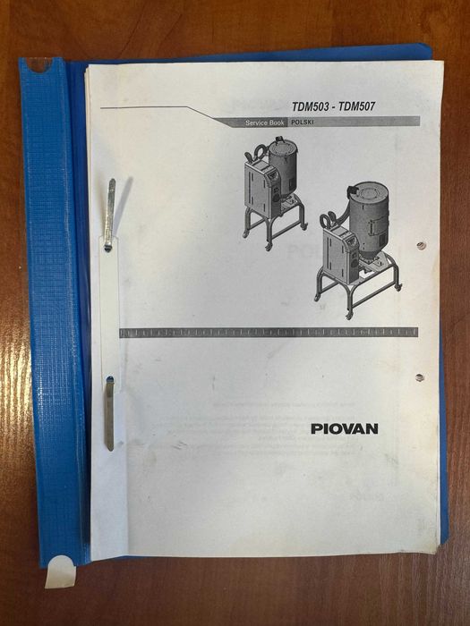 Suszarka, Piovan , wtryskarka, wytłaczarka, osuszacz