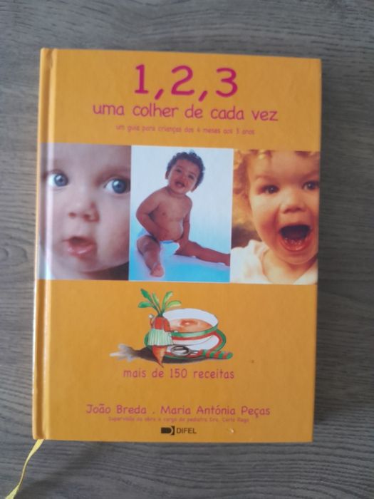 1, 2, 3 uma colher de cada vez  - Dos 4m aos 3a