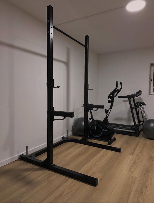 Rack squat,polias ,Home gym ,crossfit e musculação
