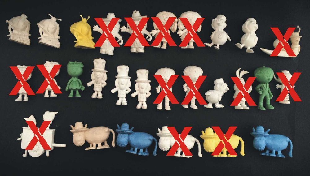 Carrocel Mágico -  monocromáticos brindes da OLA -  ano 1966 -