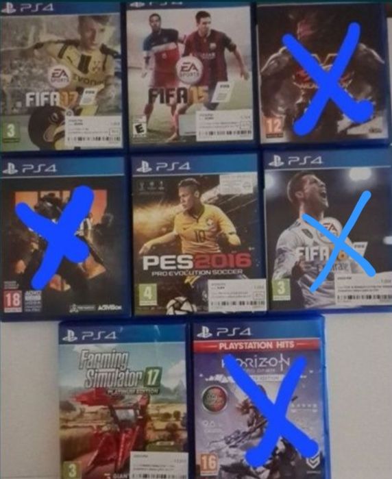Jogos vários PS4