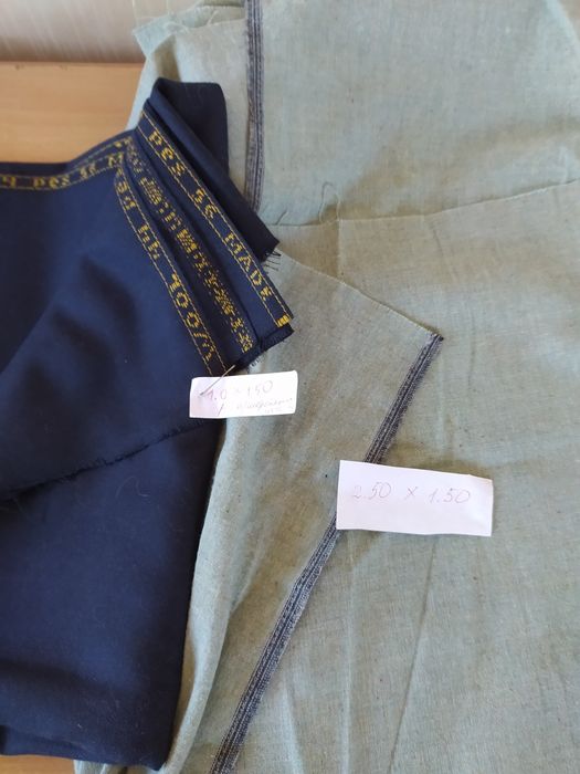 Отрезы  ткани шерсть 1.0/1.50