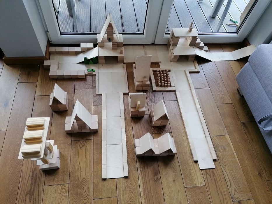 Just blocks klocki drewniane 25kg 900elementuw