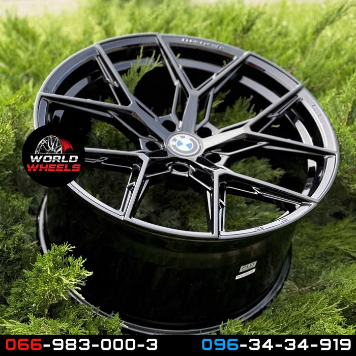 Диски R20 5x120 BMW X5 X6 E53 E70 F15 E71 F16 VOSSEN разноширокие черные ковка