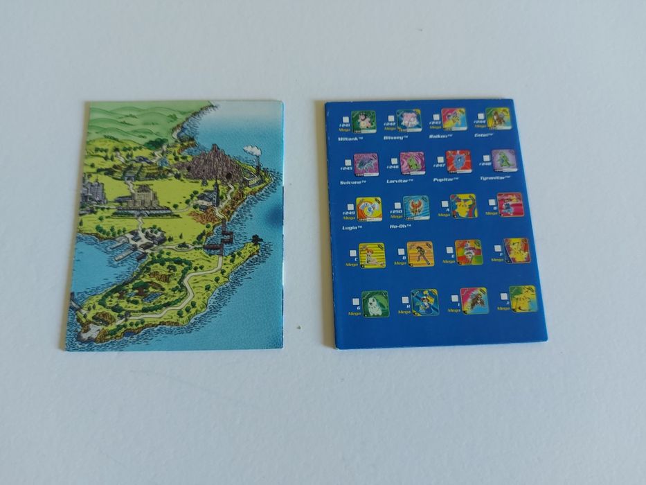 Pokémon Staks livretes 
Pokémon Staks (2001) Mapa e regras do