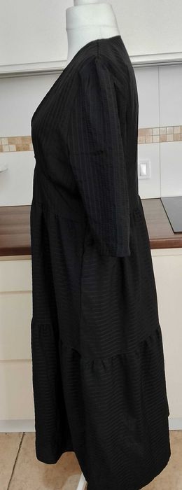 Cubus czarna letnia sukienka 42 XL