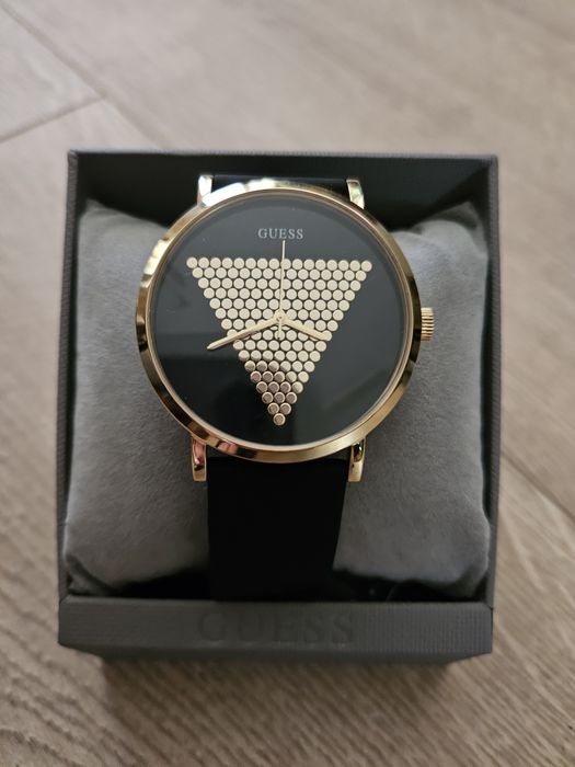 Zegarek Guess czarno złoty orginalny