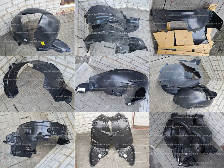 Підкрилки Mitsubishi L200, ASX, Outlander, Lancer 9, 10, Colt, Pajero