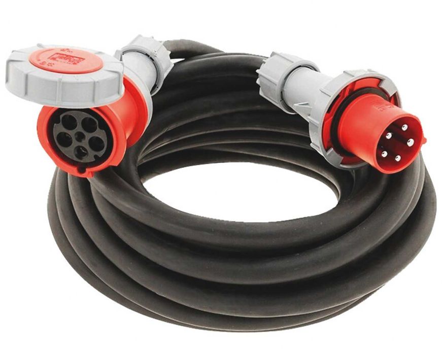 > Przedłużacz siłowy na wymiar 10m 400V | 63A | 5 pin x 10 mm2