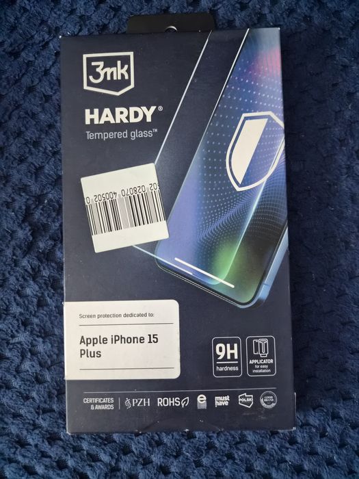 Etui Tech Protect i szkło 3mk do Iphone 15 Plus