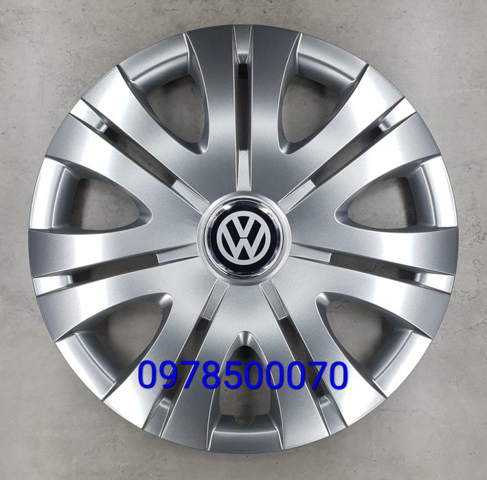 Ковпаки Фольксваген R15 Volkswagen Polo Fox T-Roc Passat Golf Jetta