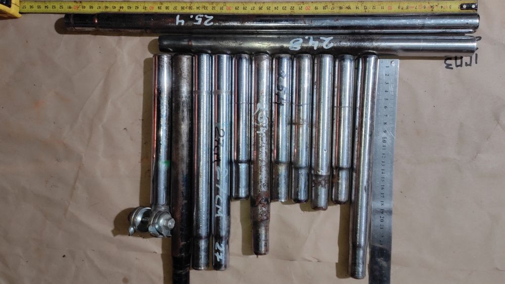 Подседельный штырь 24.8мм.от Салют,звезда шатун