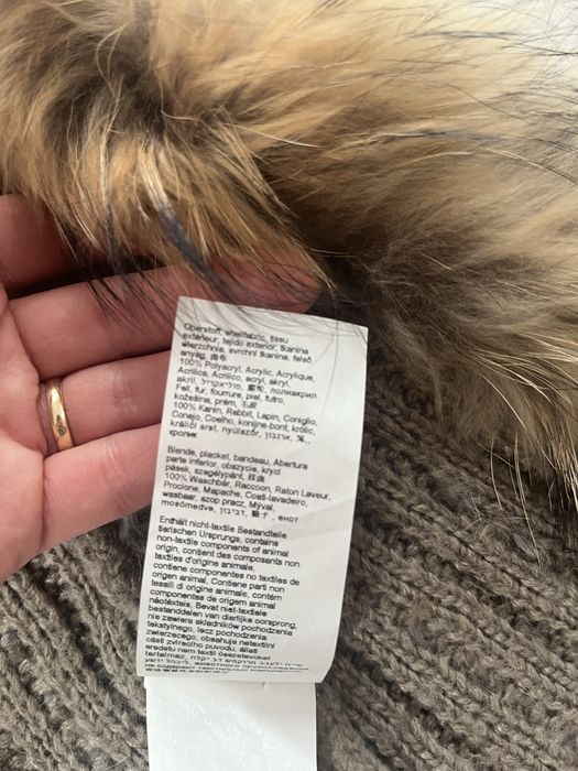 Kamizelka futro naturalne