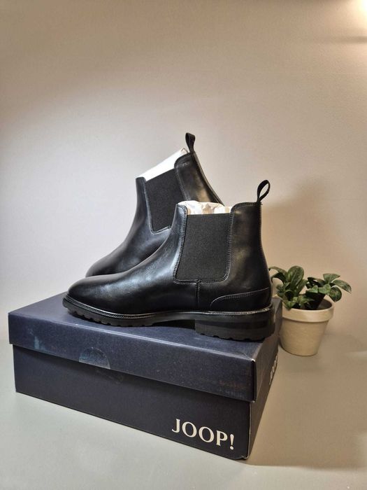 Skórzane sztyblety JOOP! Danilo Premium Leather 43 NOWE