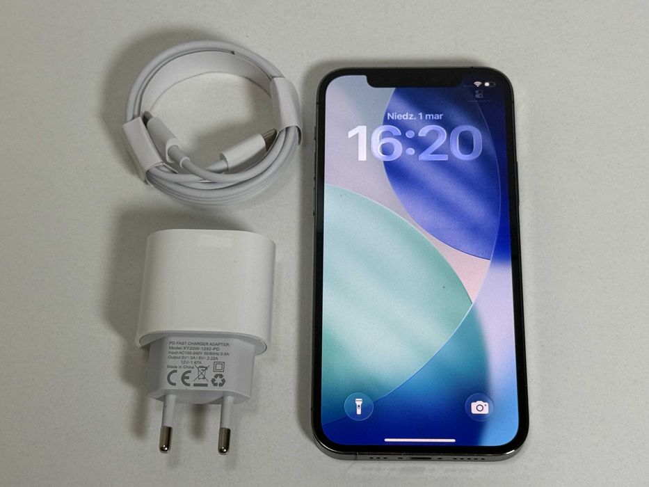 Apple iPhone 12 Pro 128GB Czarny Super Stan 100% Bateria