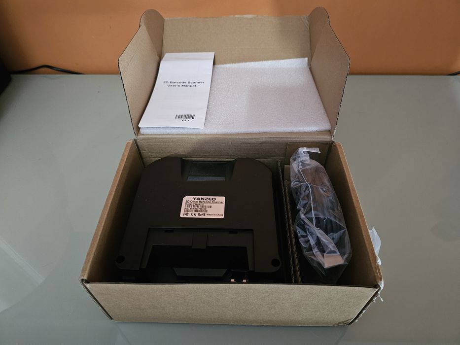 Yanzeo YS868i 2D Barcode Scanner Flatbed Desktop Leitor de código de b