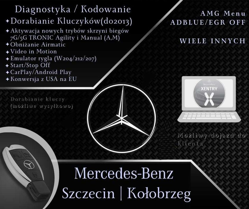 Dorabianie klucza, kluczyk, pilot Mercedes kluczyk nowy pilot mercedes