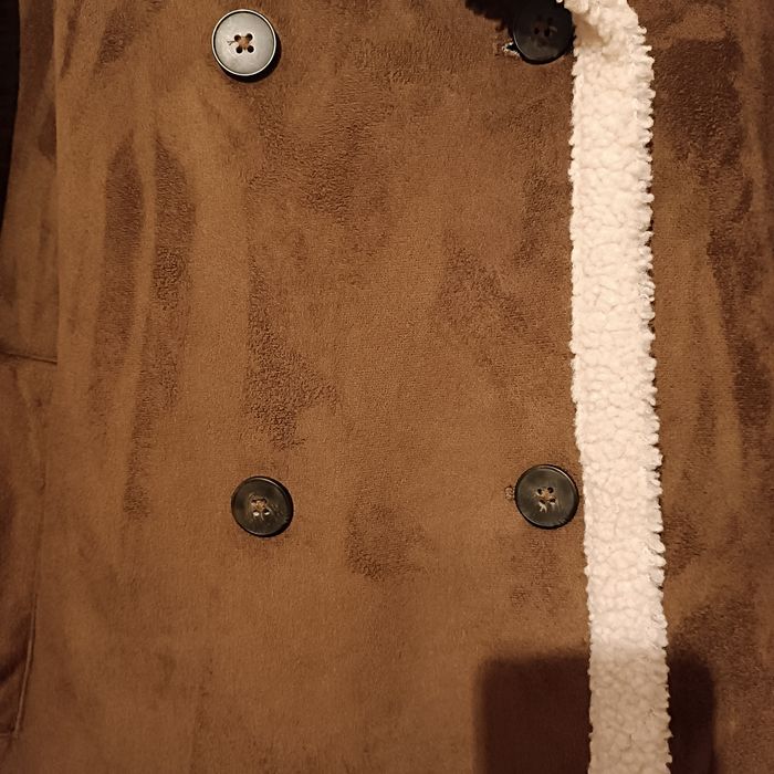 Kożuszek płaszcz plus size