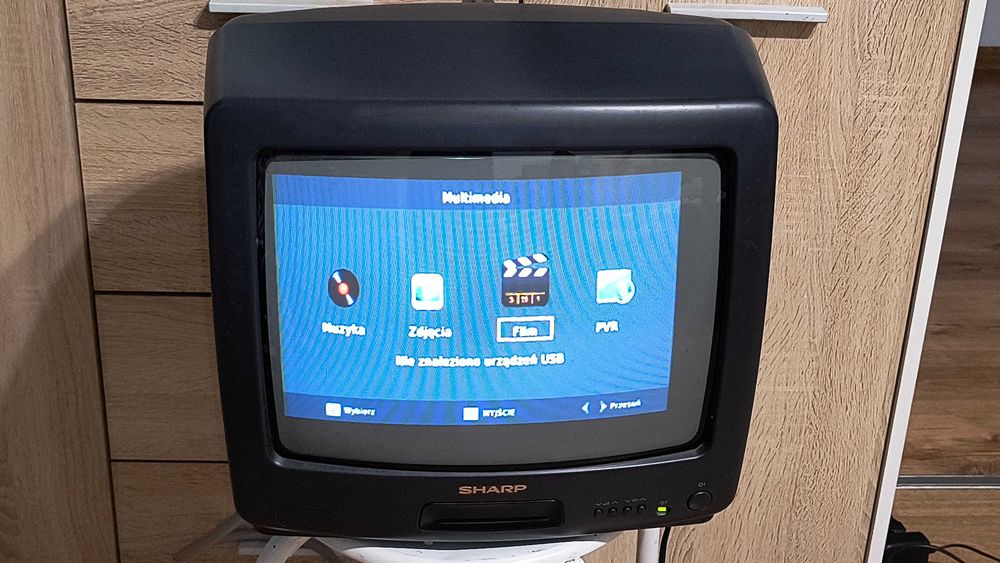 Telewizor Kineskopowy CRT Pegasus Nintendo PlayStation PSX  SHARP