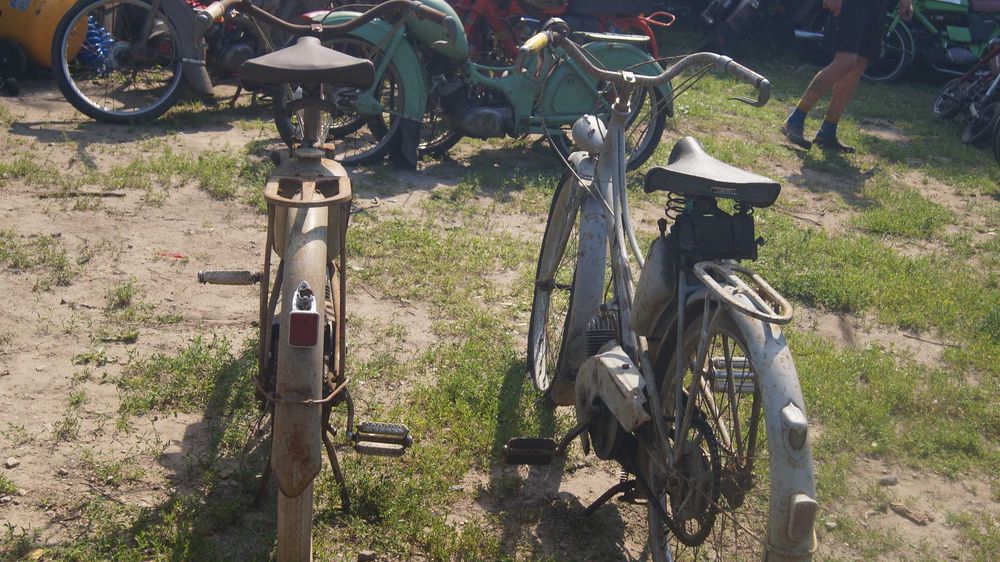 Mobylette 1954 Zabytkowy francuski moped nie Simson Komar motorower ...