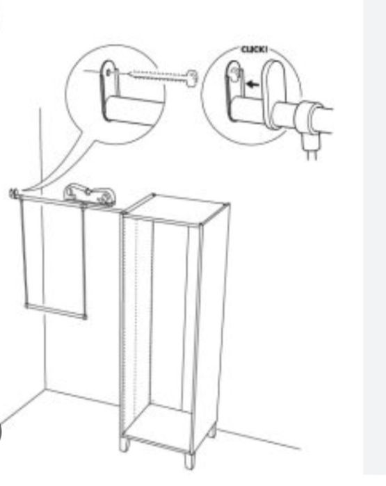 Varão/cabide Latthet da Ikea