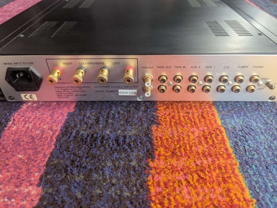 Sugden A21a, czysta klasa A, po serwisie