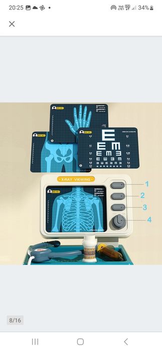 Wózek lekarski zestaw małego lekarza zabawka edukacyjna z dzwiekiem